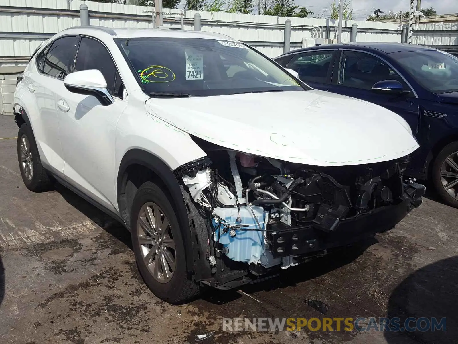 1 fotografías del automóvil dañado JTJAARBZ6L5006049 LEXUS NX 300 BAS 2020