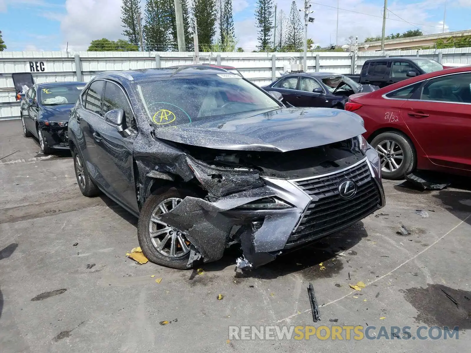 1 fotografías del automóvil dañado JTJAARBZ8L5004366 LEXUS NX 300 BAS 2020