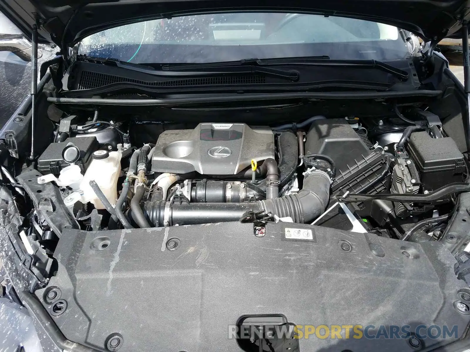 7 fotografías del automóvil dañado JTJAARBZ8L5004366 LEXUS NX 300 BAS 2020