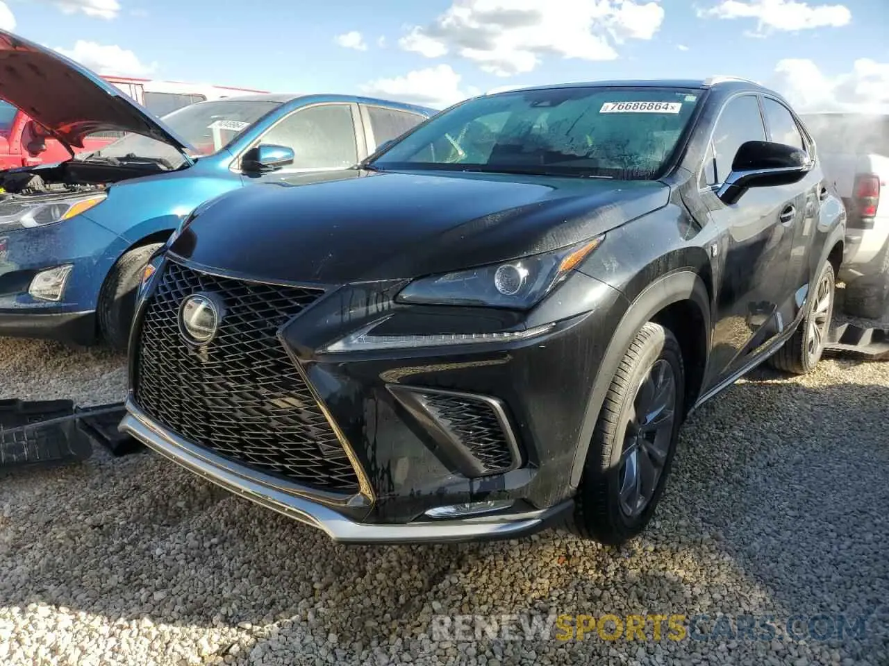 1 fotografías del automóvil dañado JTJJARBZ4L2172183 LEXUS NX 300 F S 2020