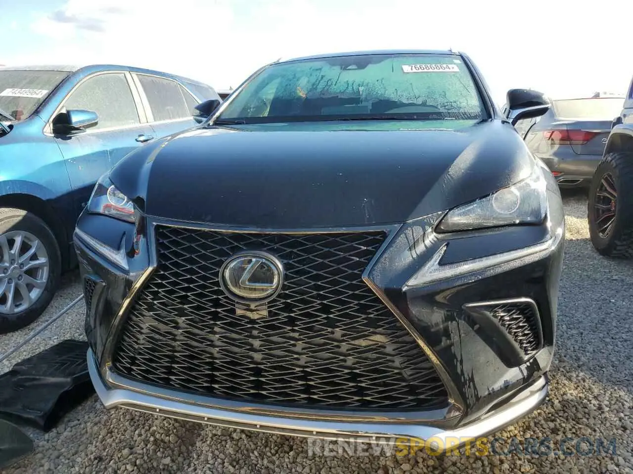 5 fotografías del automóvil dañado JTJJARBZ4L2172183 LEXUS NX 300 F S 2020