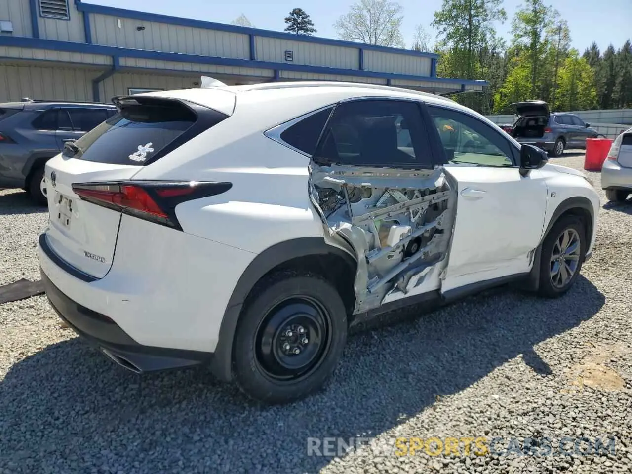 3 fotografías del automóvil dañado JTJJARBZ8L5005016 LEXUS NX 300 F S 2020