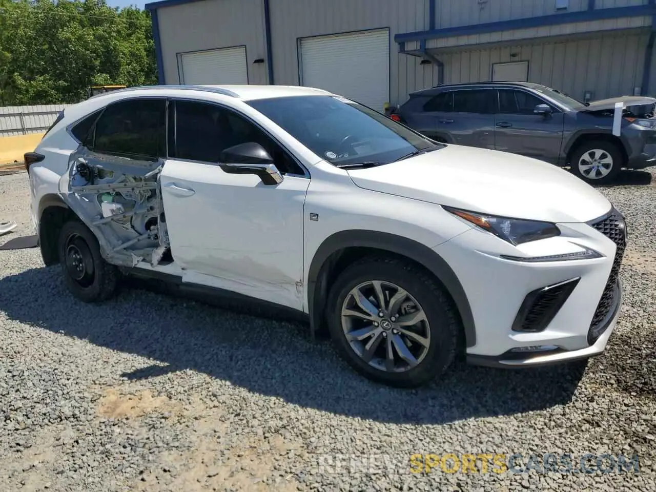 4 fotografías del automóvil dañado JTJJARBZ8L5005016 LEXUS NX 300 F S 2020