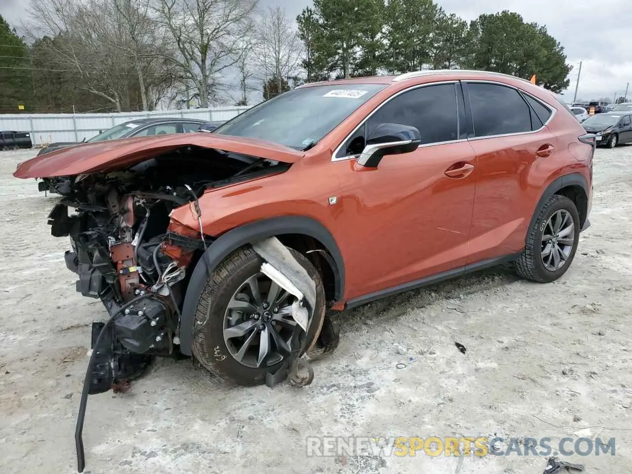 1 fotografías del automóvil dañado JTJSARBZ0L2171729 LEXUS NX 300 F S 2020