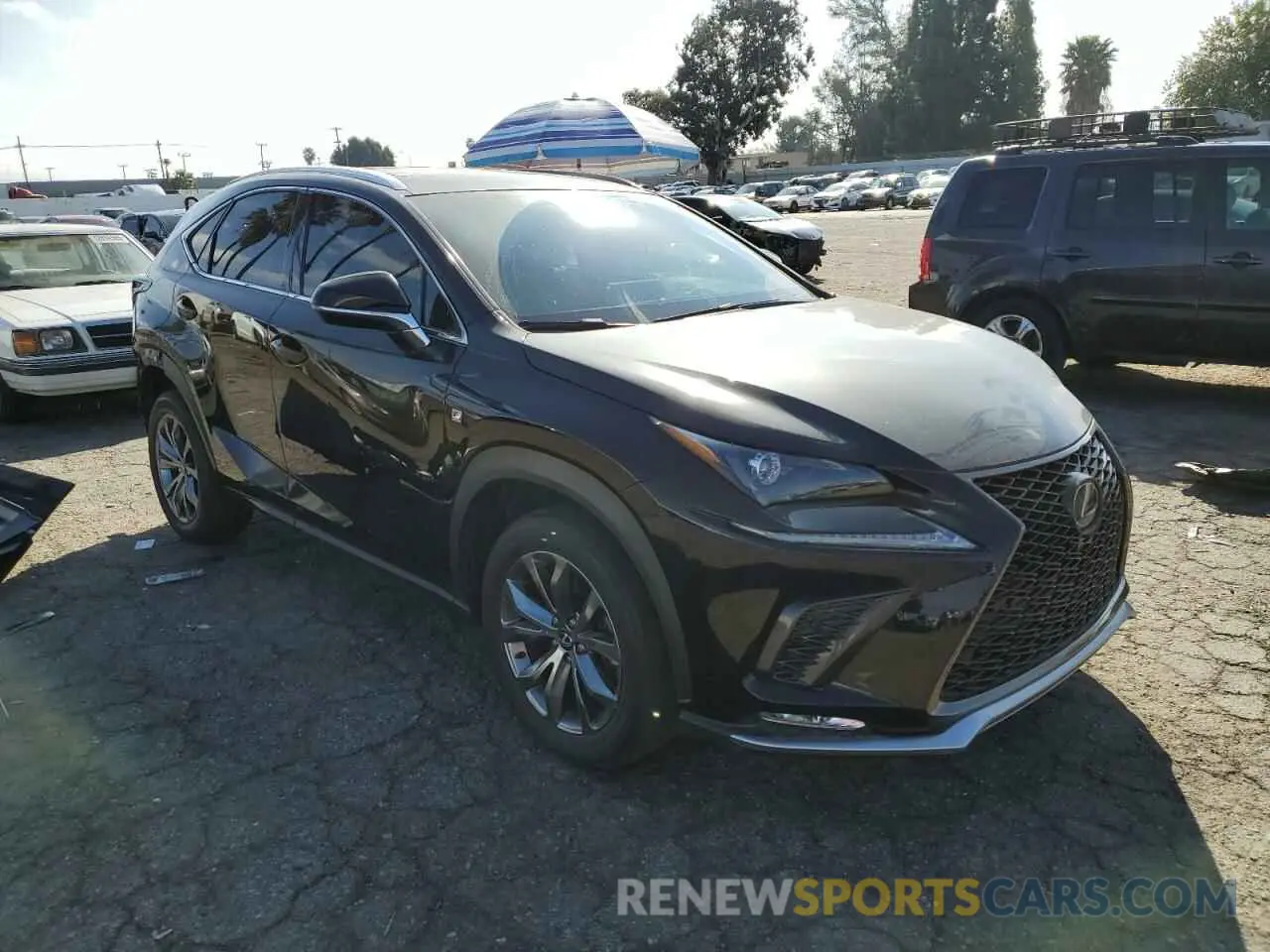 4 fotografías del automóvil dañado JTJSARBZ1L2169584 LEXUS NX 300 F S 2020