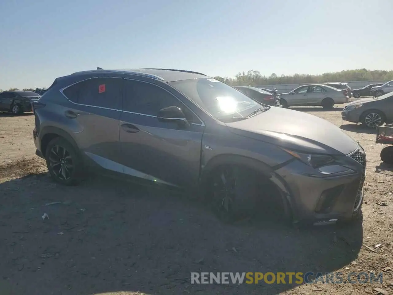 4 fotografías del automóvil dañado JTJSARBZ4L5007172 LEXUS NX 300 F S 2020
