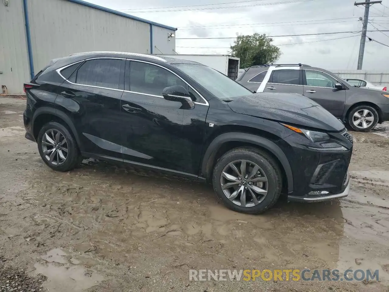 4 fotografías del automóvil dañado JTJSARBZXL2171334 LEXUS NX 300 F S 2020