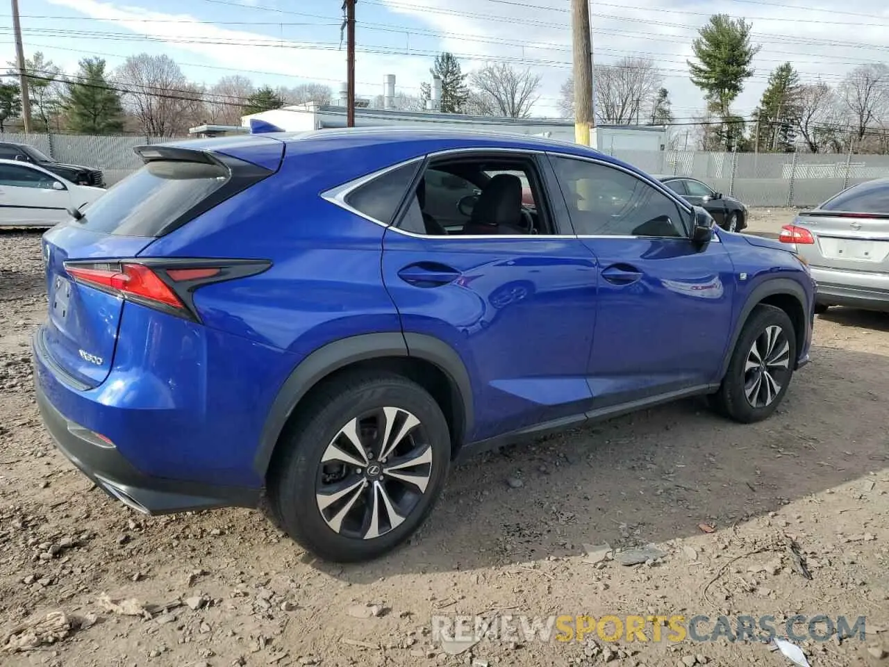 3 fotografías del automóvil dañado JTJSARDZ2L2223679 LEXUS NX 300 F S 2020
