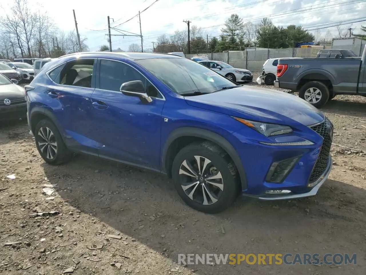 4 fotografías del automóvil dañado JTJSARDZ2L2223679 LEXUS NX 300 F S 2020