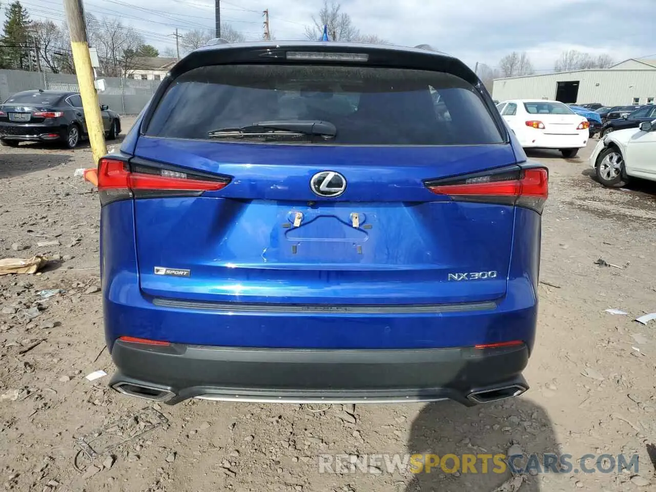 6 fotografías del automóvil dañado JTJSARDZ2L2223679 LEXUS NX 300 F S 2020