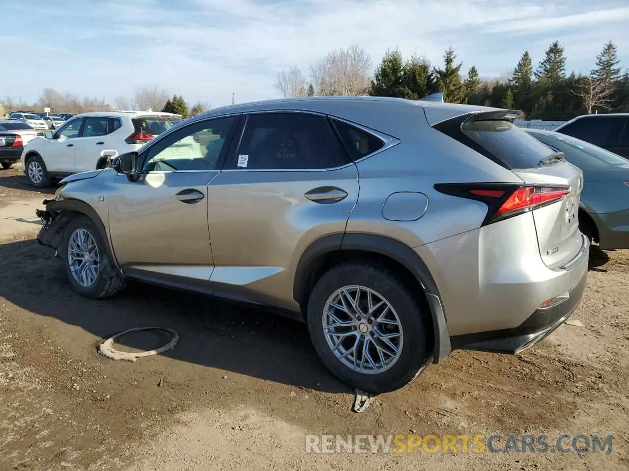 2 fotografías del automóvil dañado JTJSARDZ2L5003795 LEXUS NX 300 F S 2020
