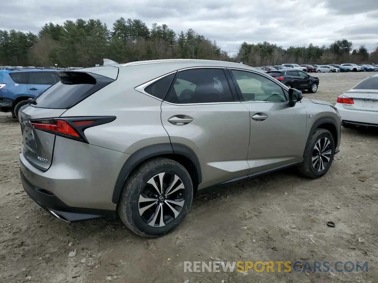 3 fotografías del automóvil dañado JTJSARDZ3L2222248 LEXUS NX 300 F S 2020
