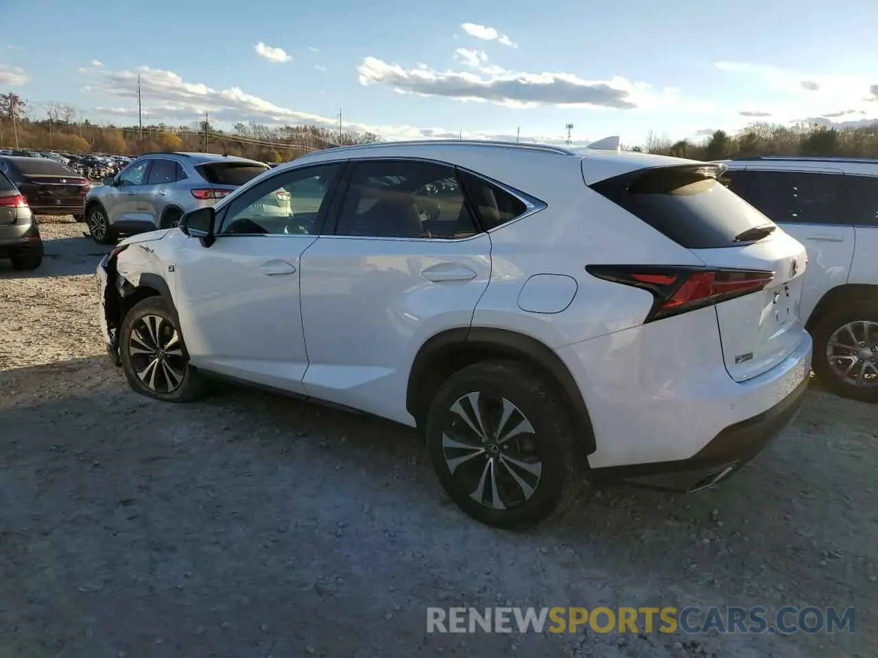 2 fotografías del automóvil dañado JTJSARDZ3L5016328 LEXUS NX 300 F S 2020