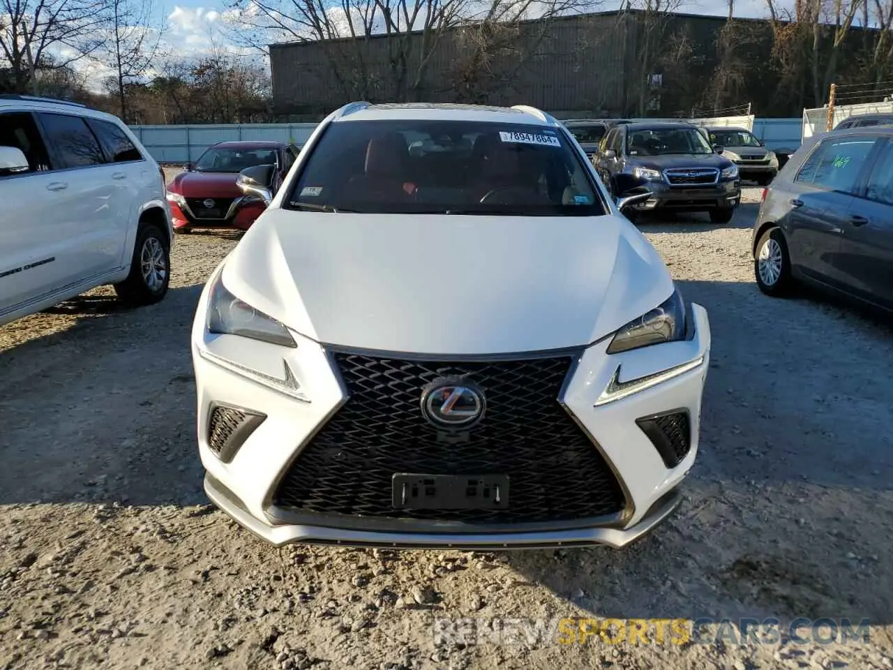 5 fotografías del automóvil dañado JTJSARDZ3L5016328 LEXUS NX 300 F S 2020