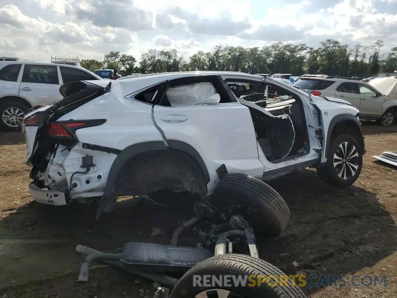3 fotografías del automóvil dañado JTJSARDZ5L5006917 LEXUS NX 300 F S 2020