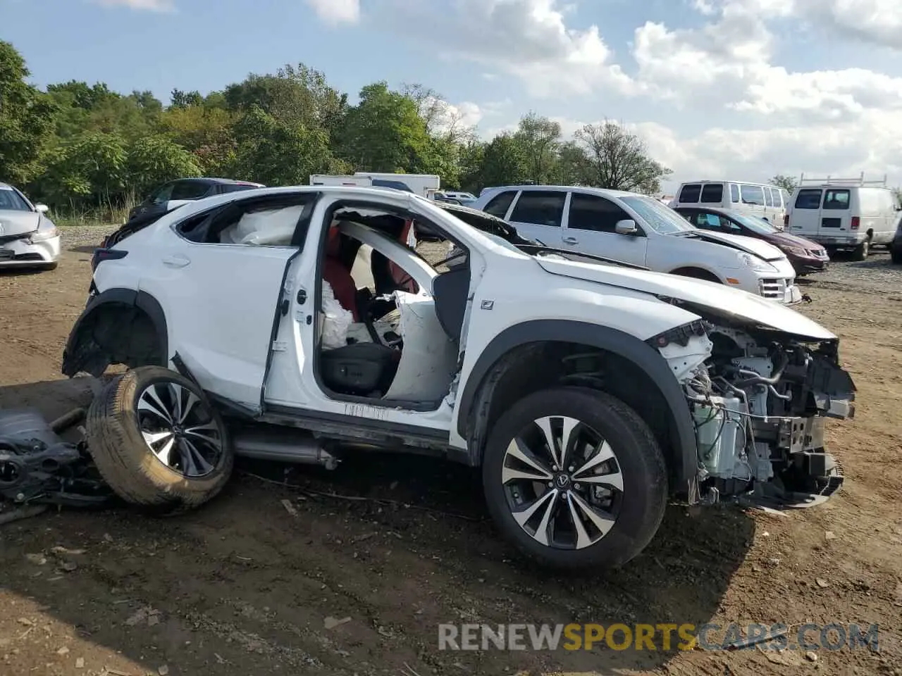 4 fotografías del automóvil dañado JTJSARDZ5L5006917 LEXUS NX 300 F S 2020