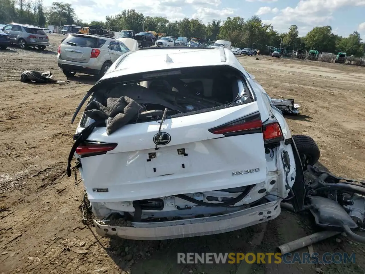 6 fotografías del automóvil dañado JTJSARDZ5L5006917 LEXUS NX 300 F S 2020