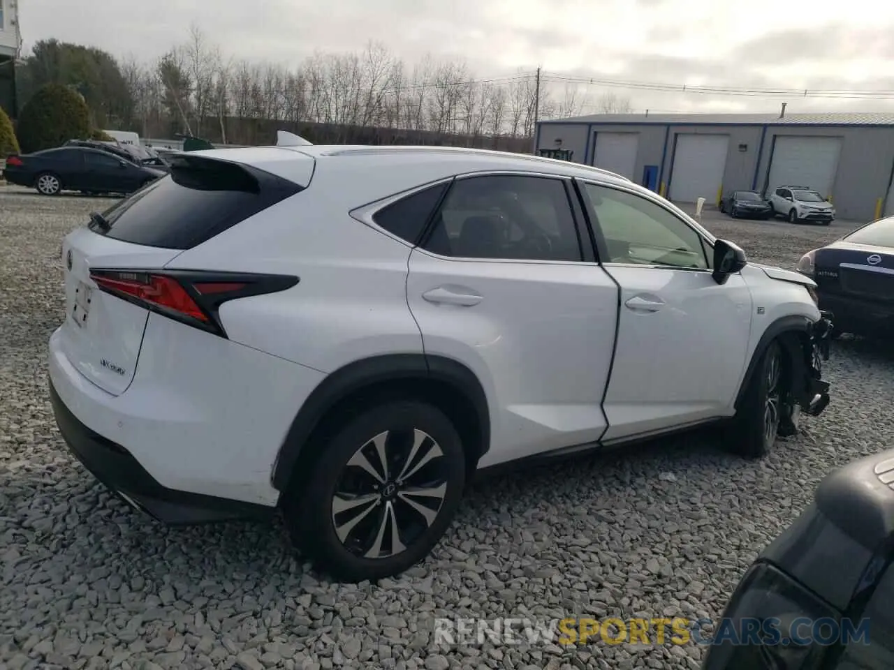 3 fotografías del automóvil dañado JTJSARDZ6L2233325 LEXUS NX 300 F S 2020