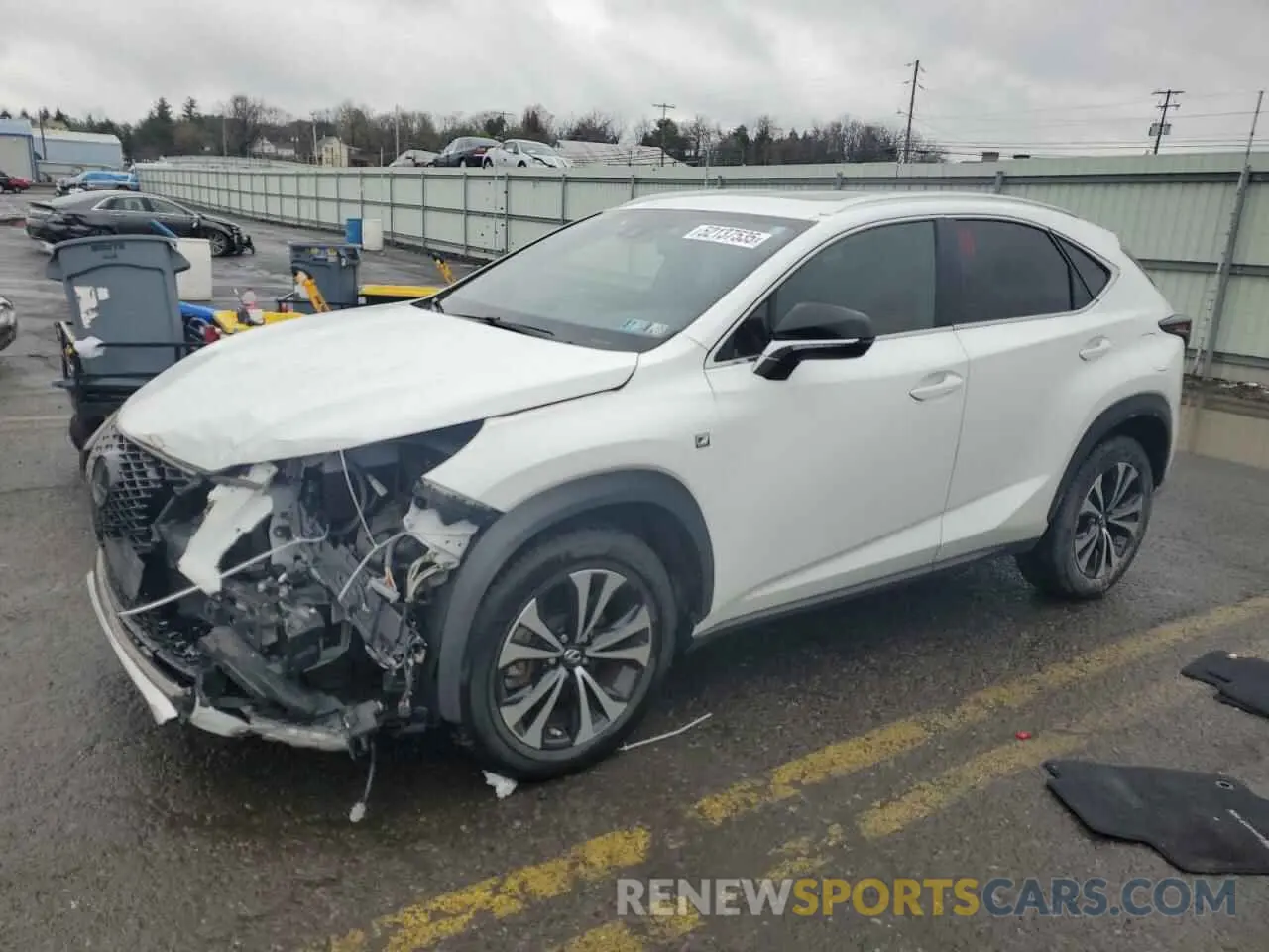 1 fotografías del automóvil dañado JTJSARDZ8L5015532 LEXUS NX 300 F S 2020