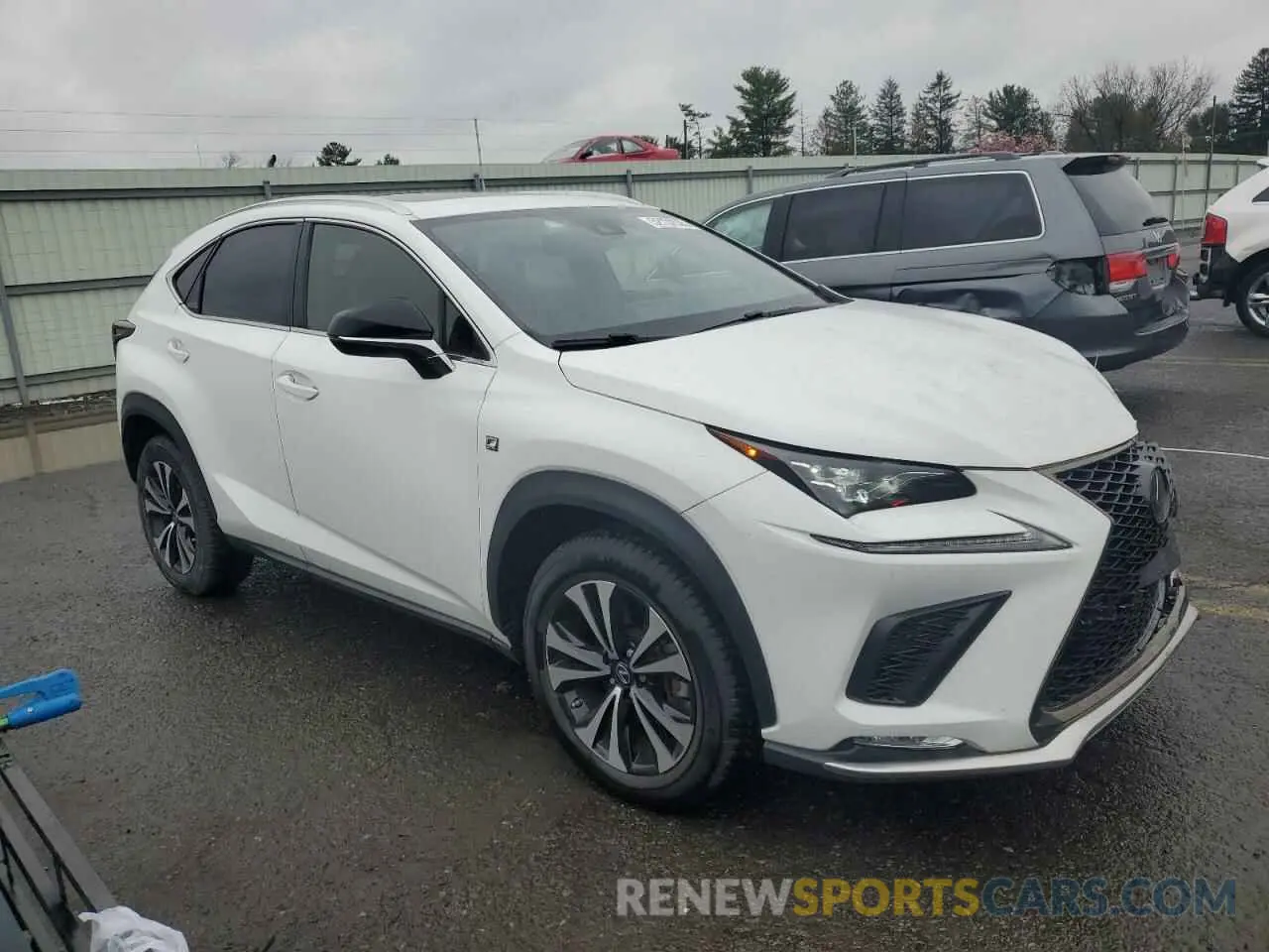 4 fotografías del automóvil dañado JTJSARDZ8L5015532 LEXUS NX 300 F S 2020