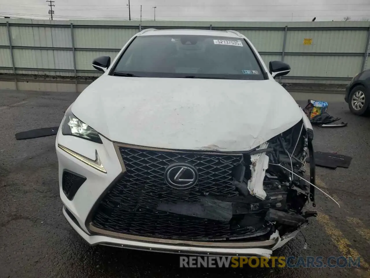 5 fotografías del automóvil dañado JTJSARDZ8L5015532 LEXUS NX 300 F S 2020