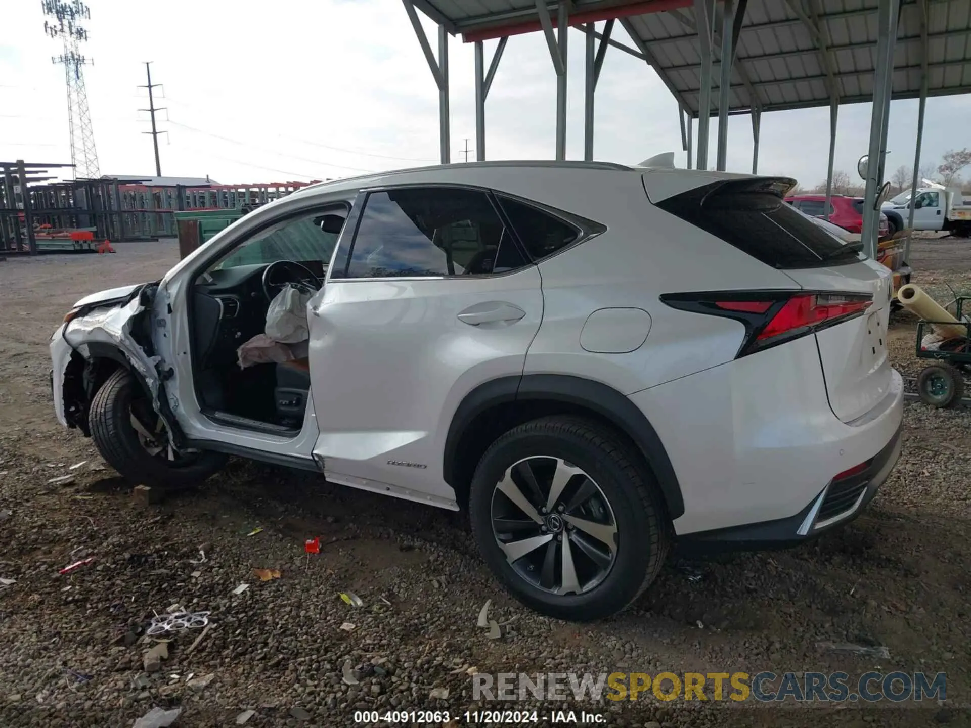 15 fotografías del automóvil dañado JTJBJRBZ0K2125641 LEXUS NX 300H 2019