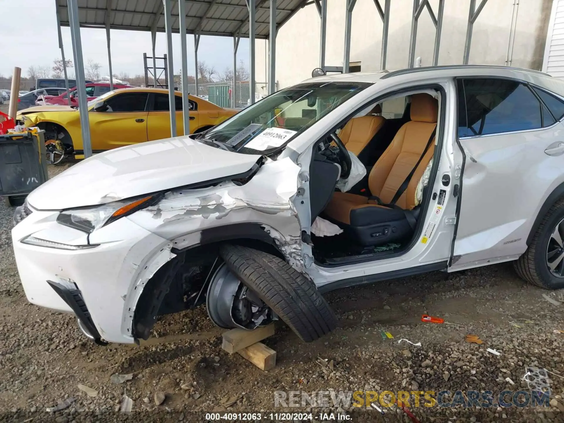 6 fotografías del automóvil dañado JTJBJRBZ0K2125641 LEXUS NX 300H 2019
