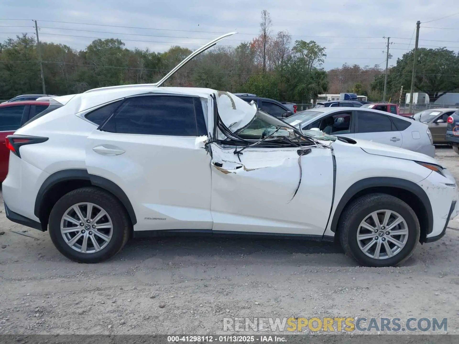 12 fotografías del automóvil dañado JTJBJRBZ3K2100815 LEXUS NX 300H 2019