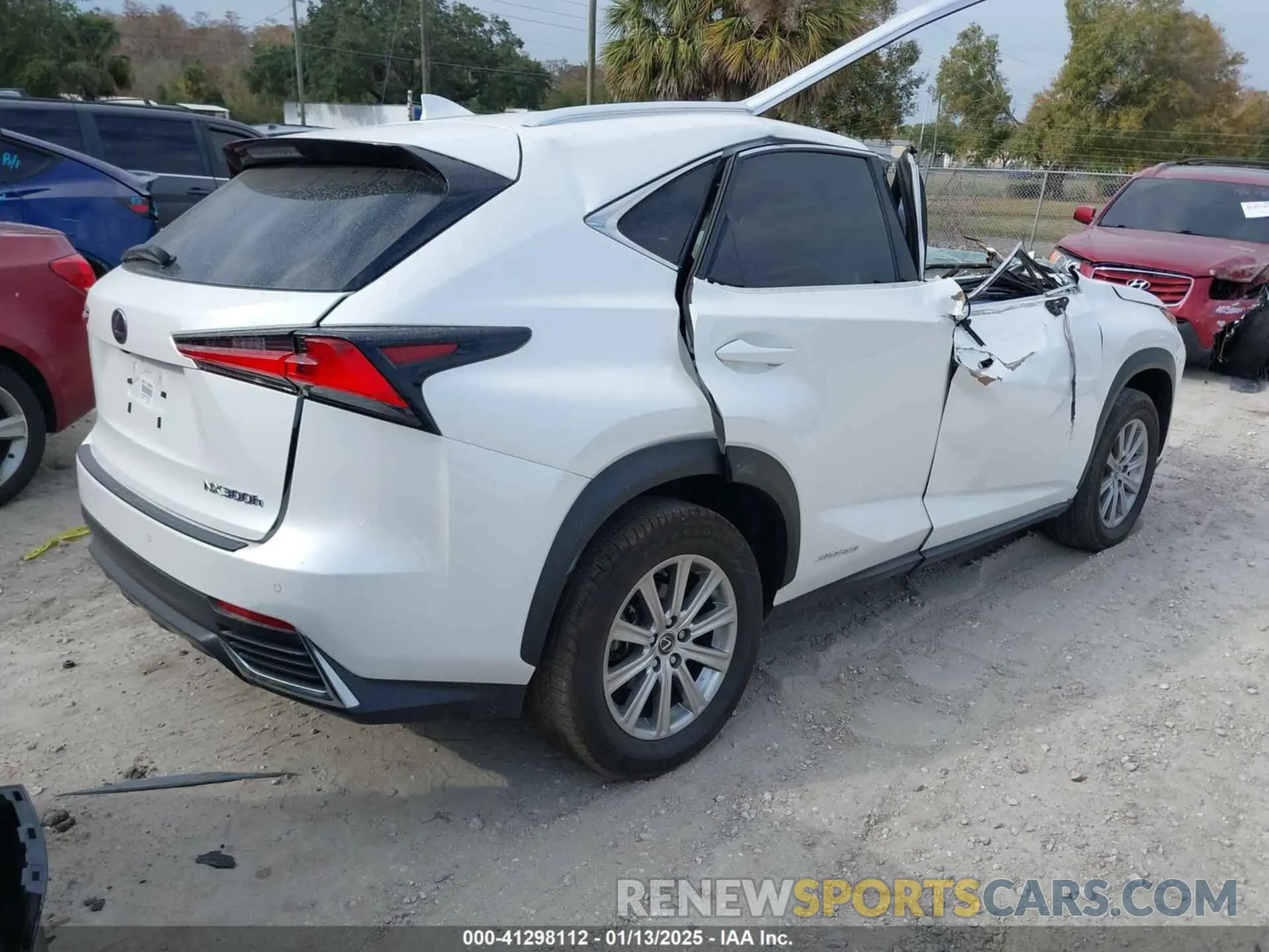 4 fotografías del automóvil dañado JTJBJRBZ3K2100815 LEXUS NX 300H 2019