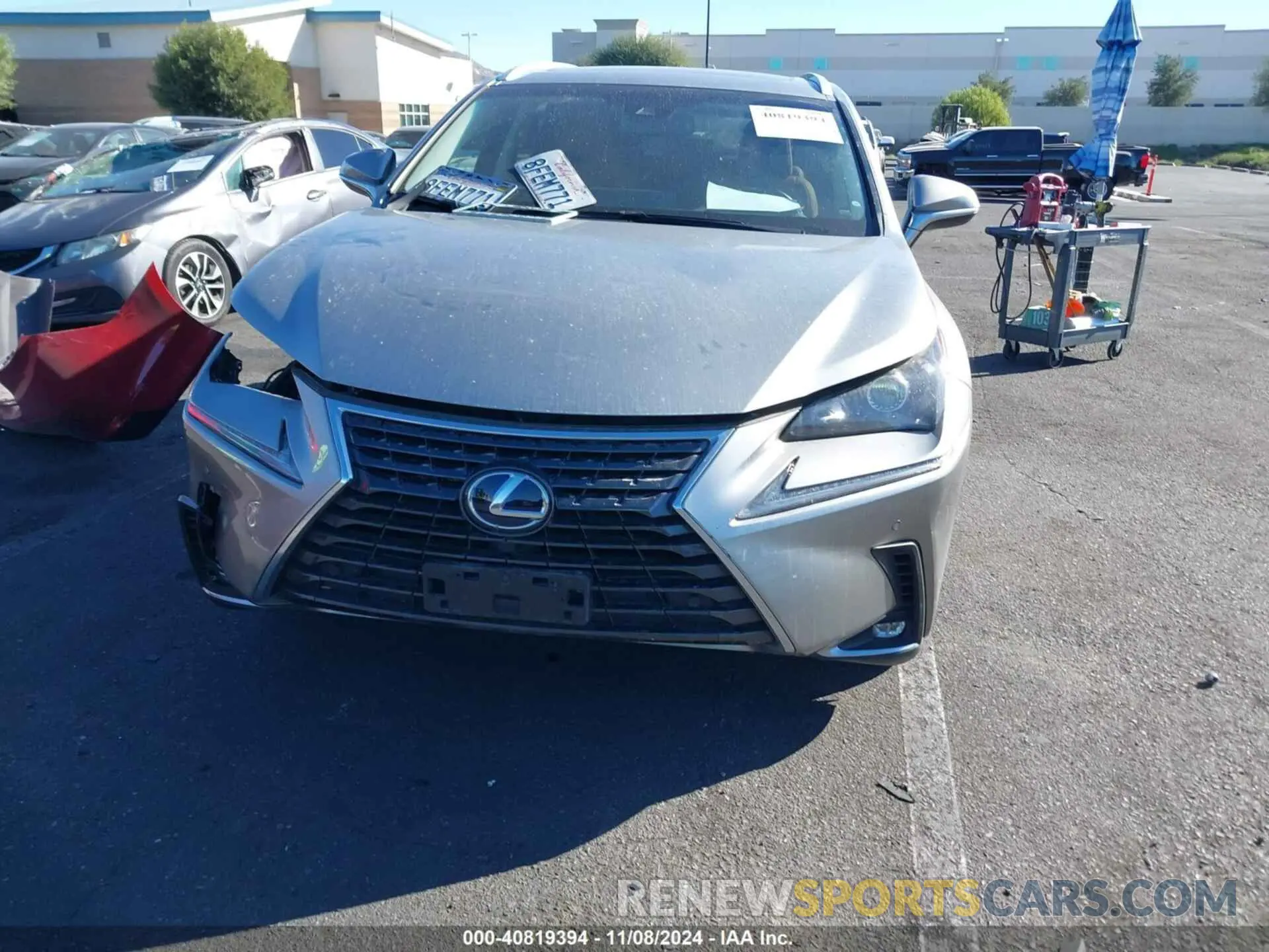 13 fotografías del automóvil dañado JTJBJRBZ4K2098170 LEXUS NX 300H 2019