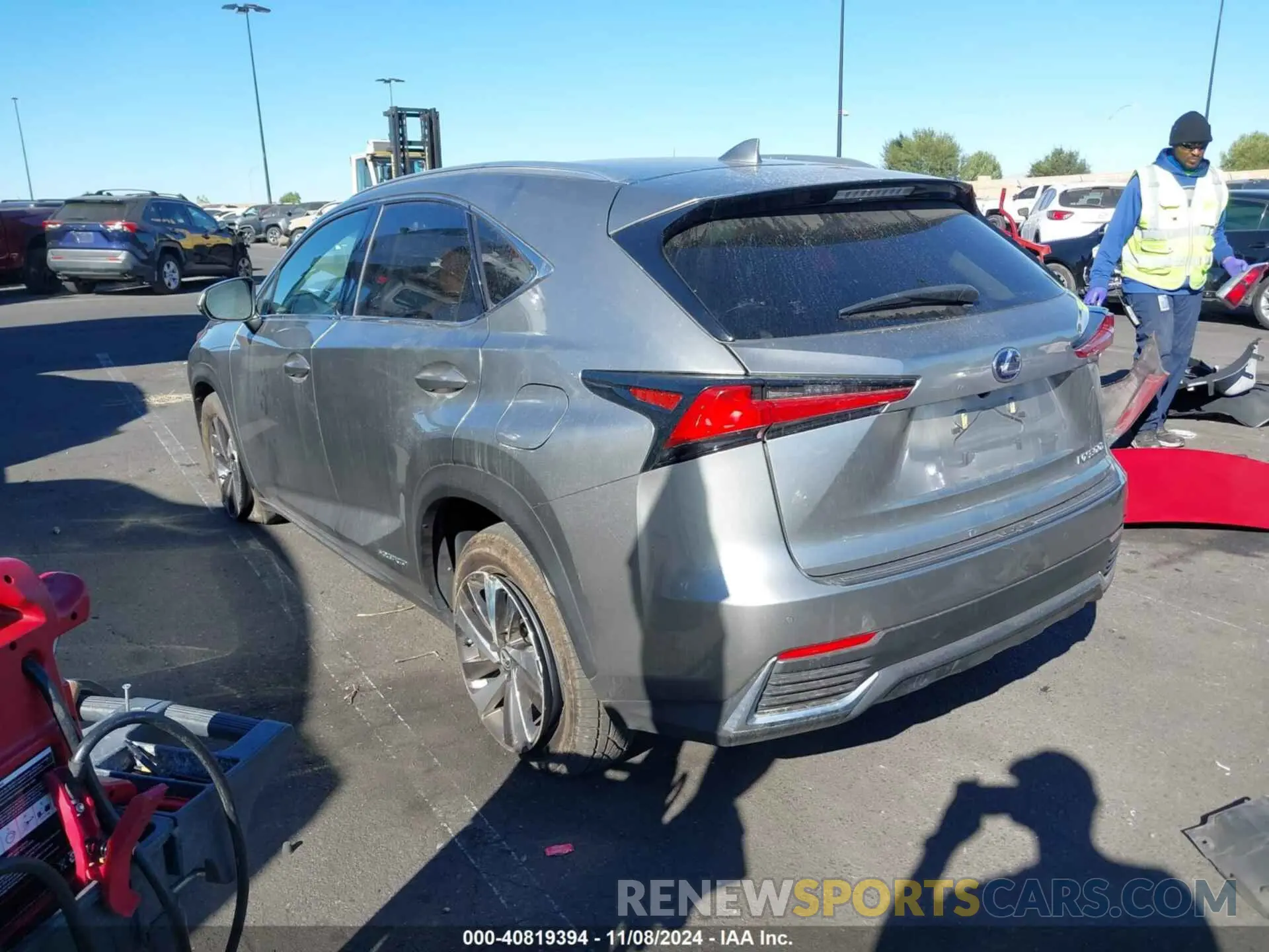15 fotografías del automóvil dañado JTJBJRBZ4K2098170 LEXUS NX 300H 2019