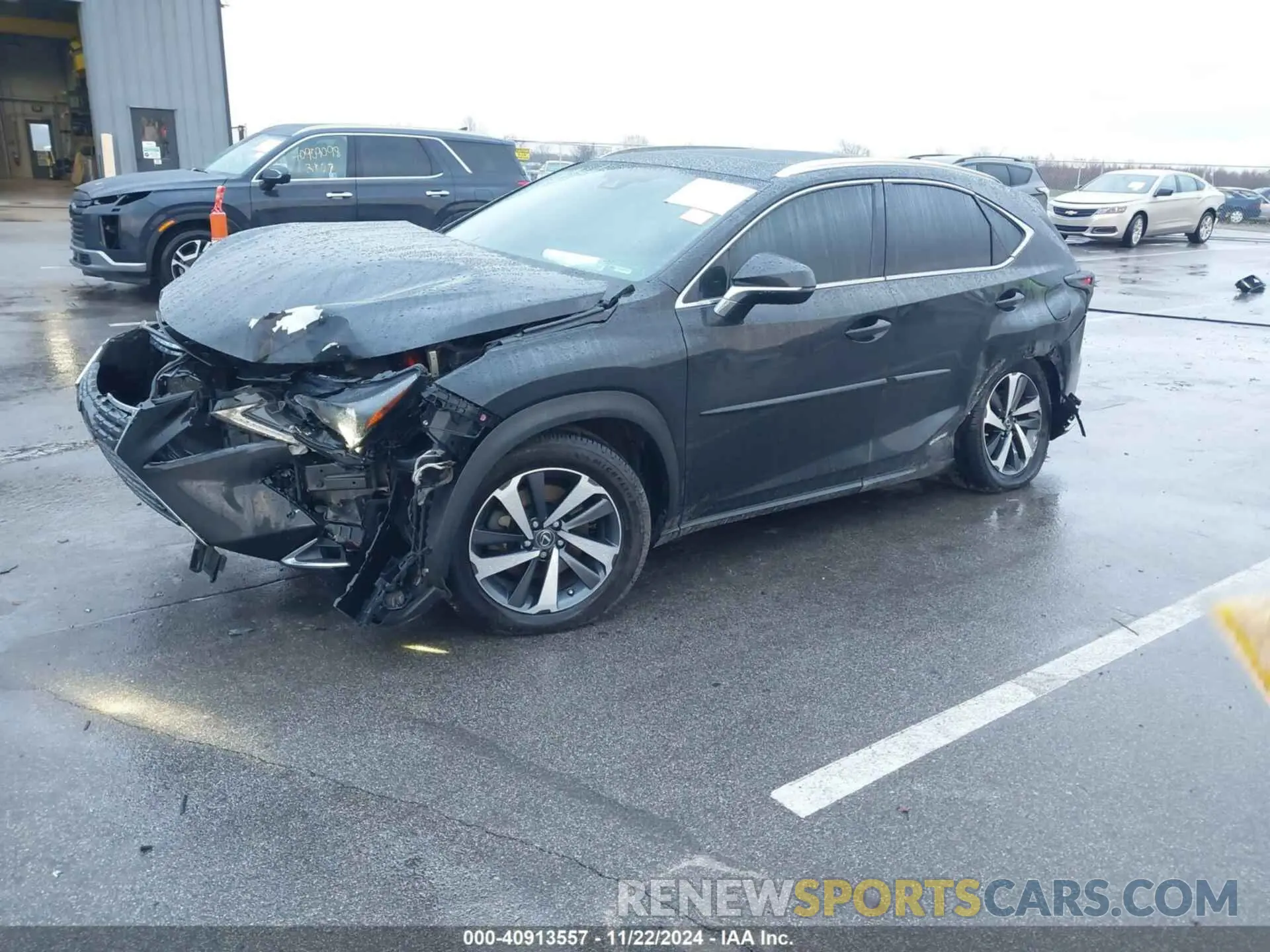 2 fotografías del automóvil dañado JTJBJRBZ5K2115638 LEXUS NX 300H 2019