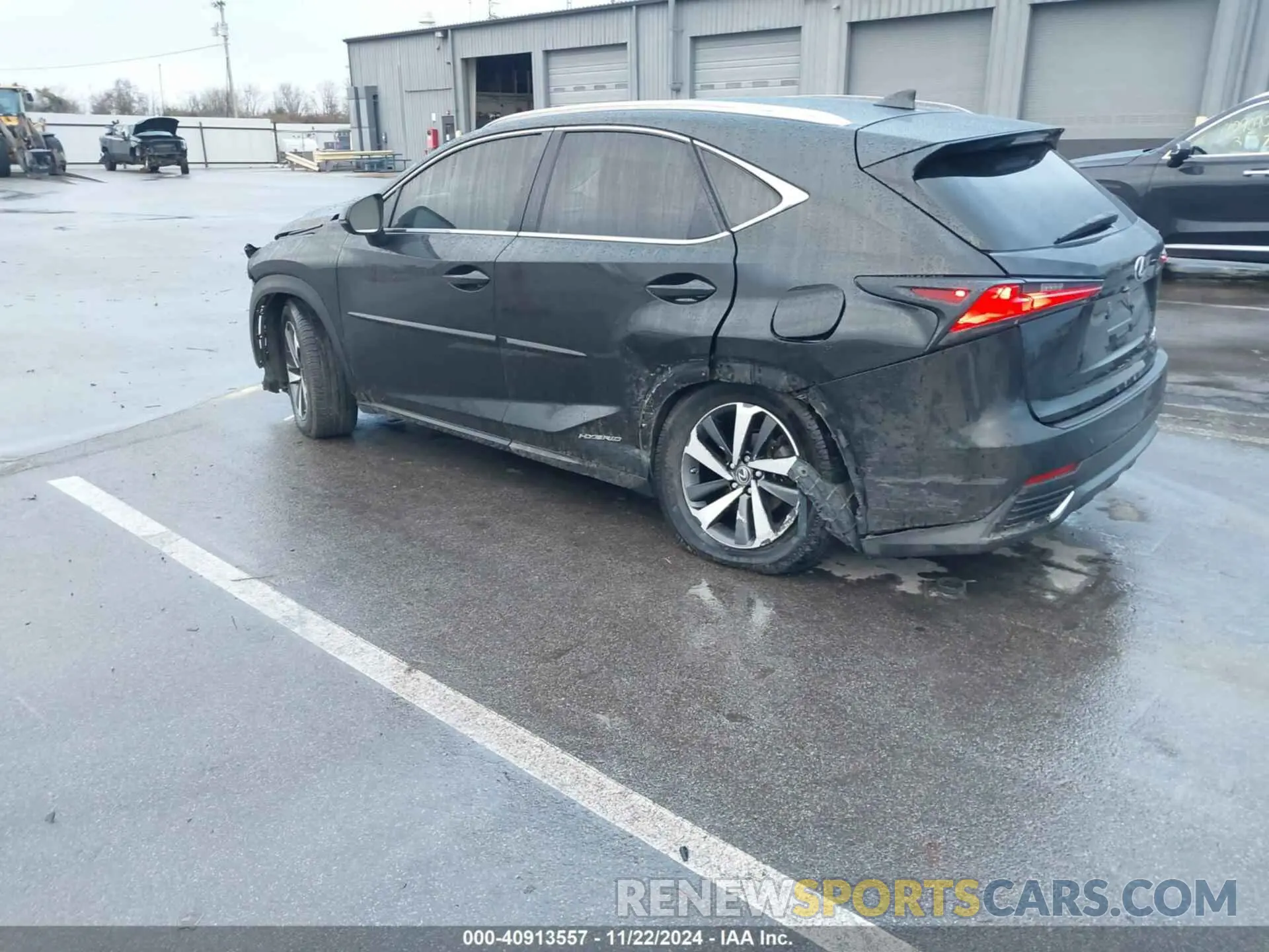 3 fotografías del automóvil dañado JTJBJRBZ5K2115638 LEXUS NX 300H 2019