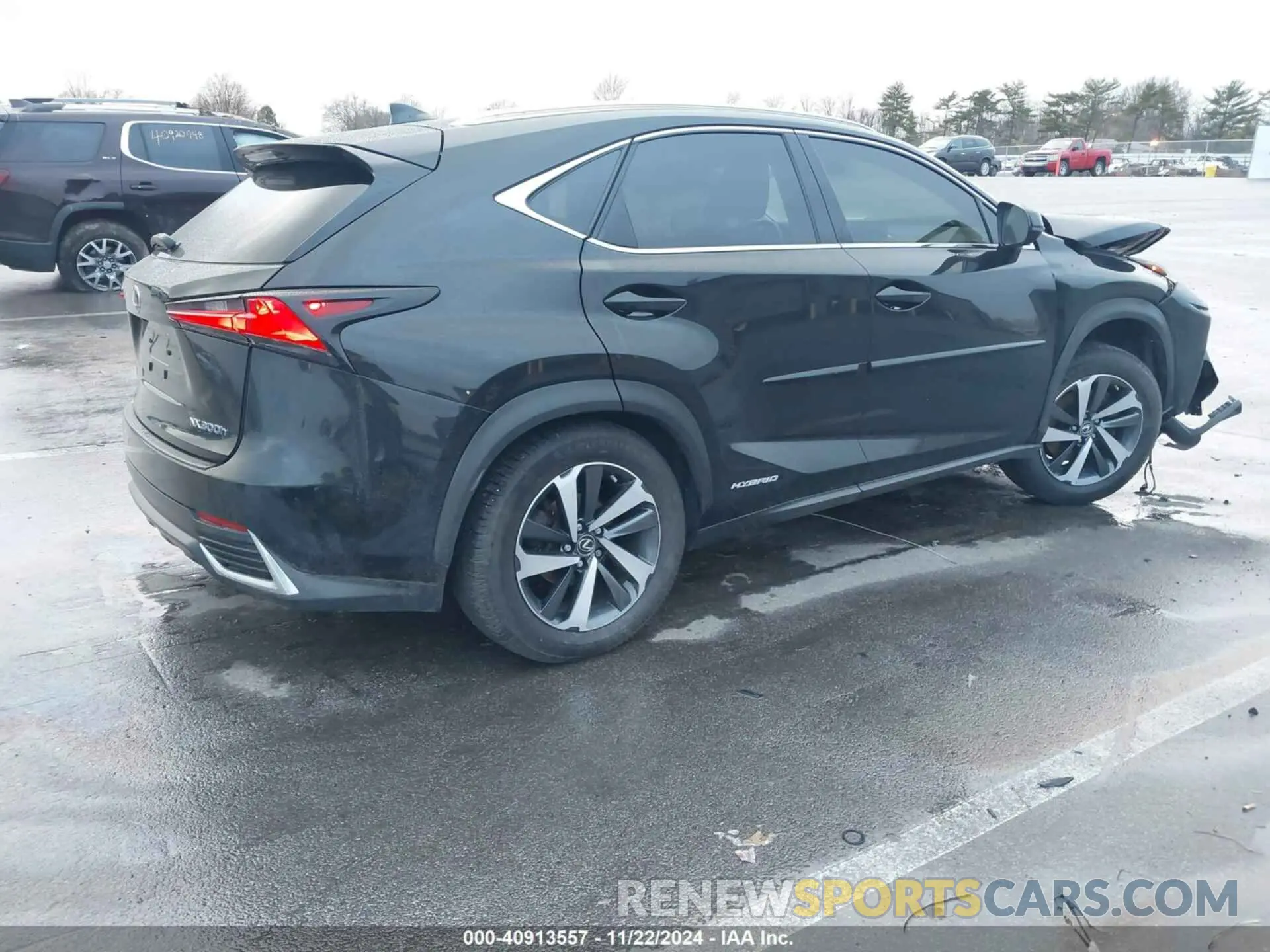 4 fotografías del automóvil dañado JTJBJRBZ5K2115638 LEXUS NX 300H 2019