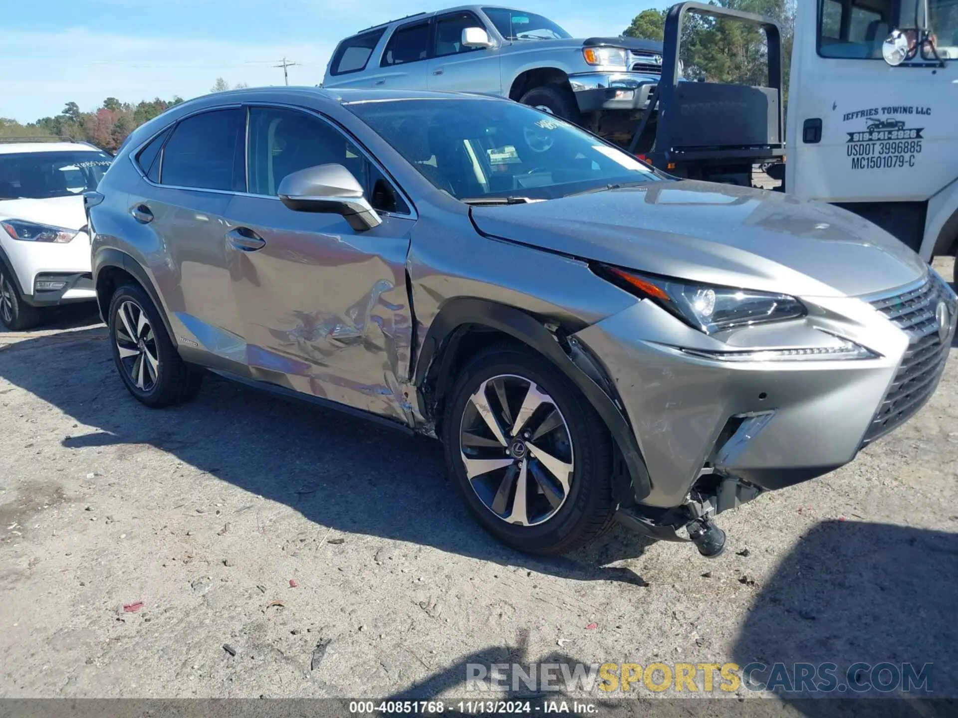1 fotografías del automóvil dañado JTJBJRBZ9K2097192 LEXUS NX 300H 2019
