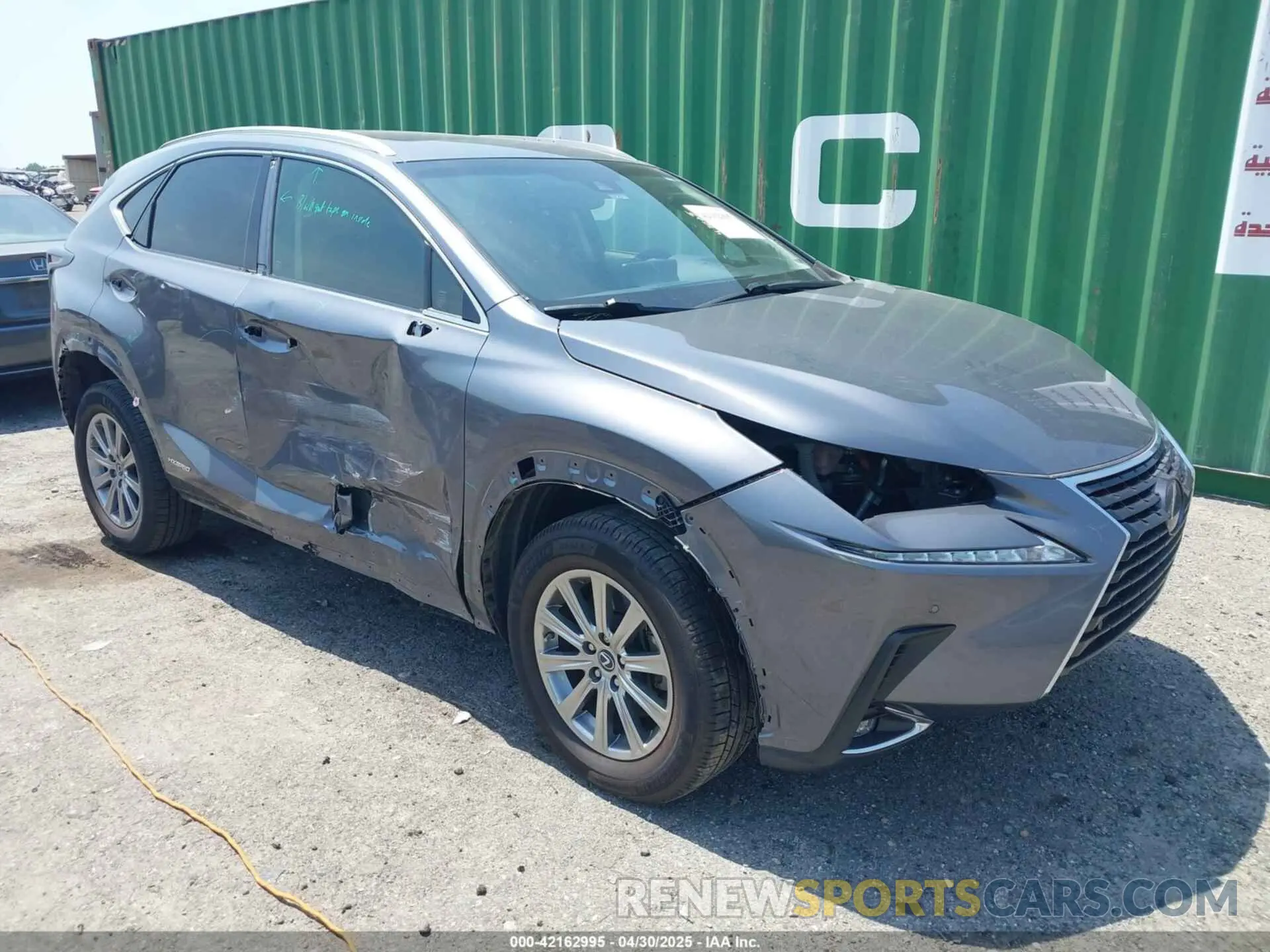 1 fotografías del automóvil dañado JTJBJRBZ9K2111639 LEXUS NX 300H 2019
