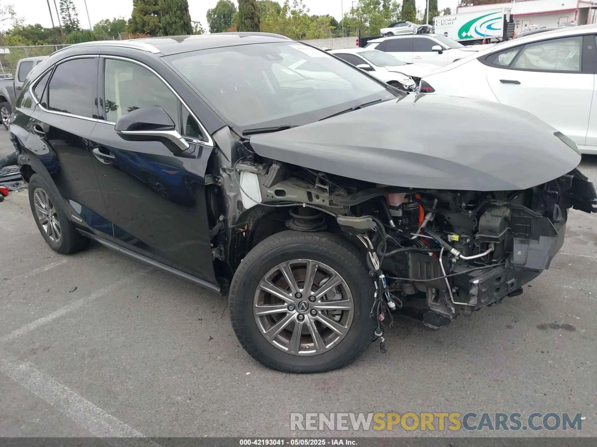 1 fotografías del automóvil dañado JTJDJRDZ6L2133315 LEXUS NX 300H 2020