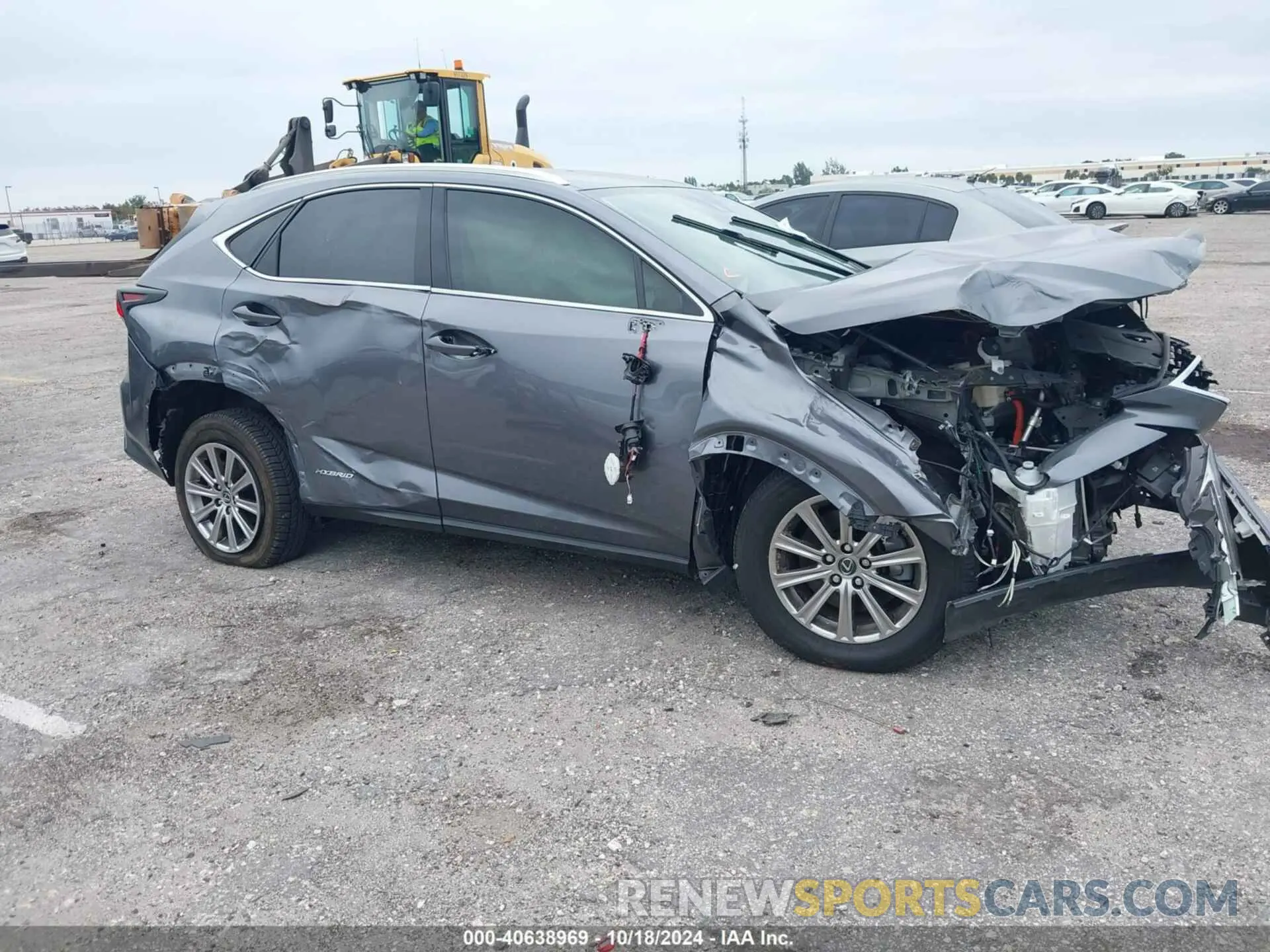 1 fotografías del automóvil dañado JTJDJRDZXL2145340 LEXUS NX 300H 2020
