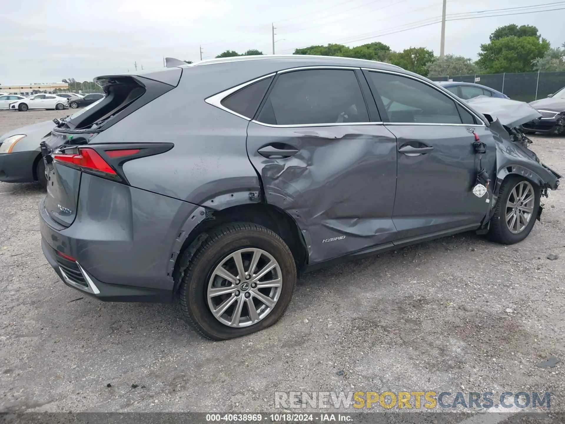 4 fotografías del automóvil dañado JTJDJRDZXL2145340 LEXUS NX 300H 2020