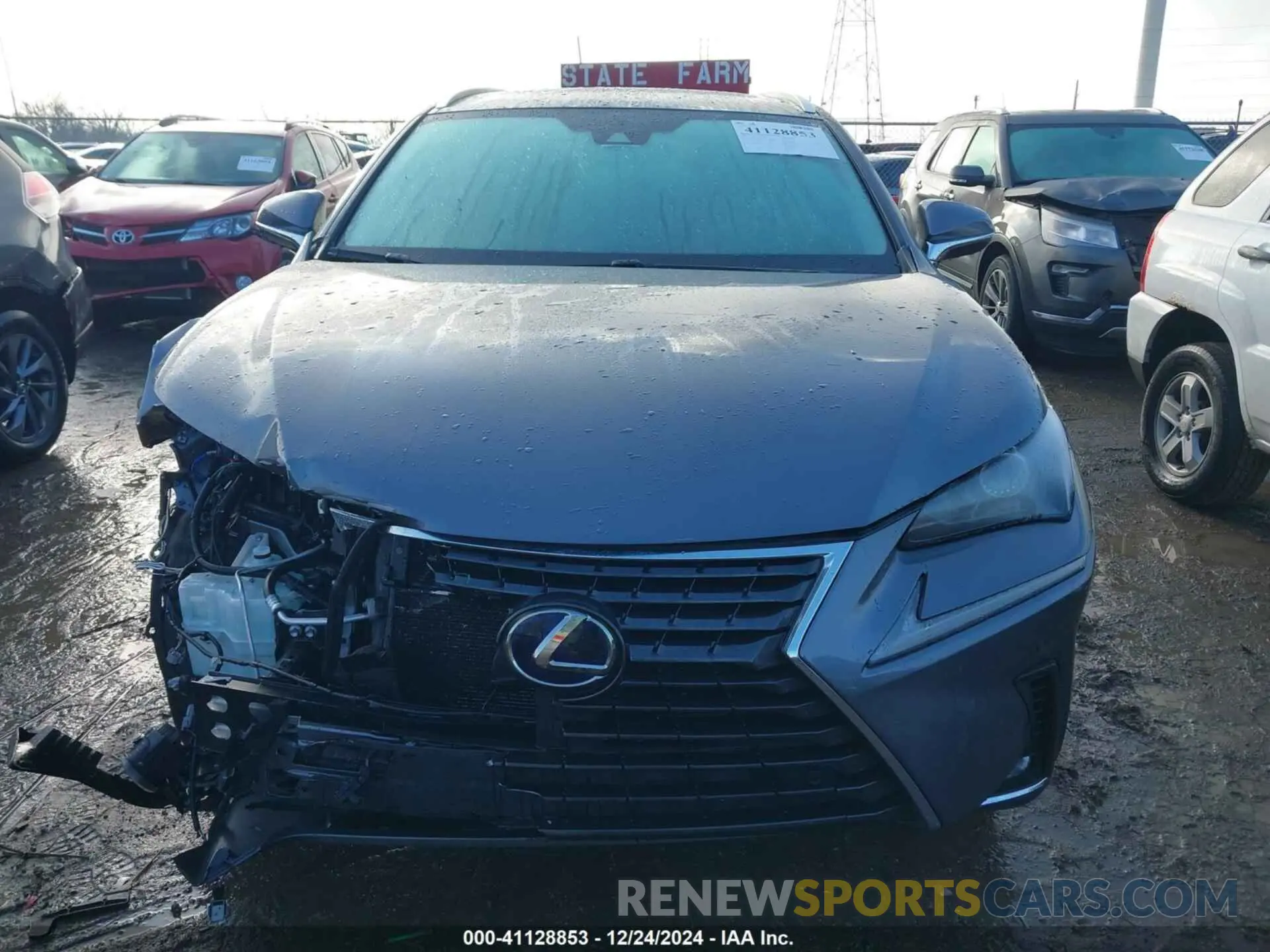 12 fotografías del automóvil dañado JTJGJRDZ1L2141321 LEXUS NX 300H 2020