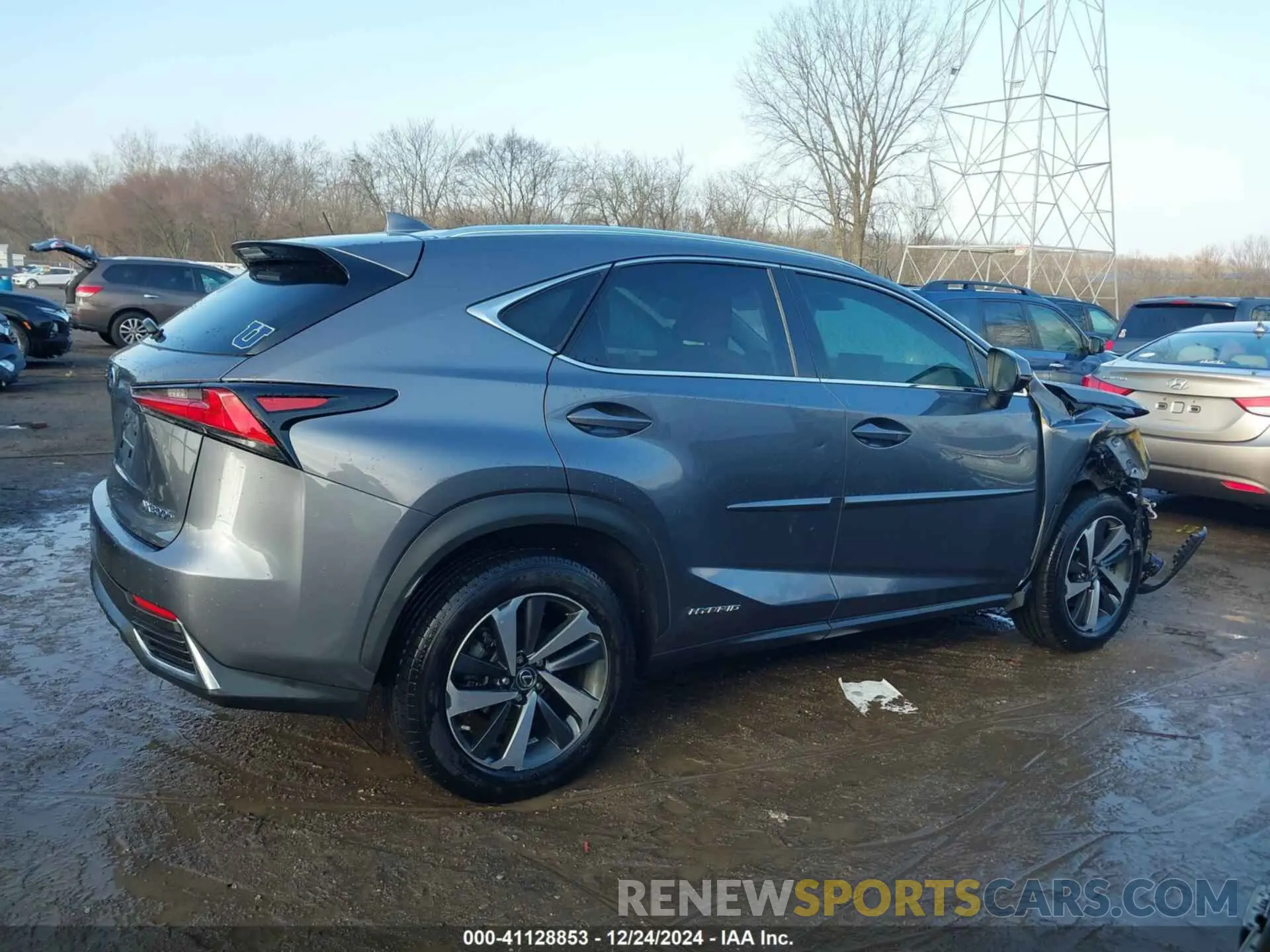 13 fotografías del automóvil dañado JTJGJRDZ1L2141321 LEXUS NX 300H 2020