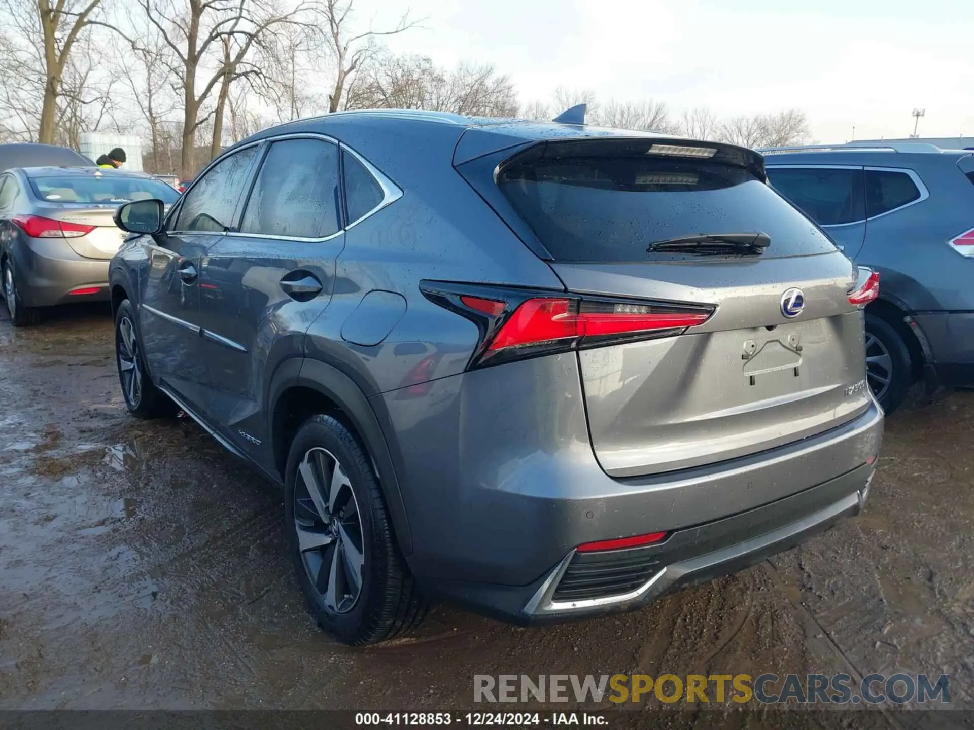 3 fotografías del automóvil dañado JTJGJRDZ1L2141321 LEXUS NX 300H 2020