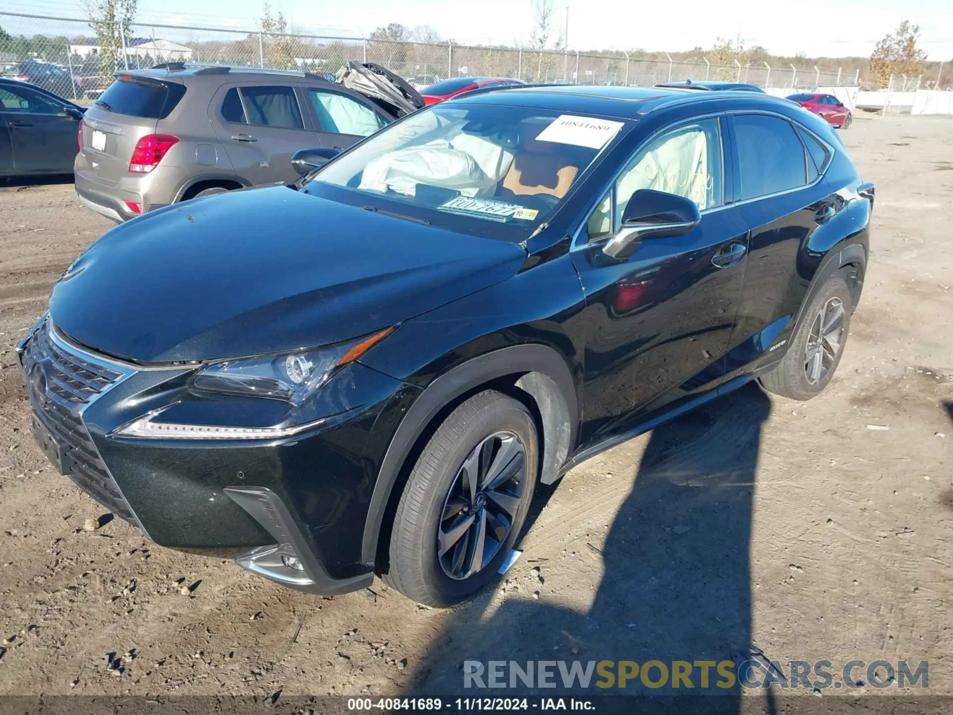 2 fotografías del automóvil dañado JTJGJRDZ3L2143992 LEXUS NX 300H 2020