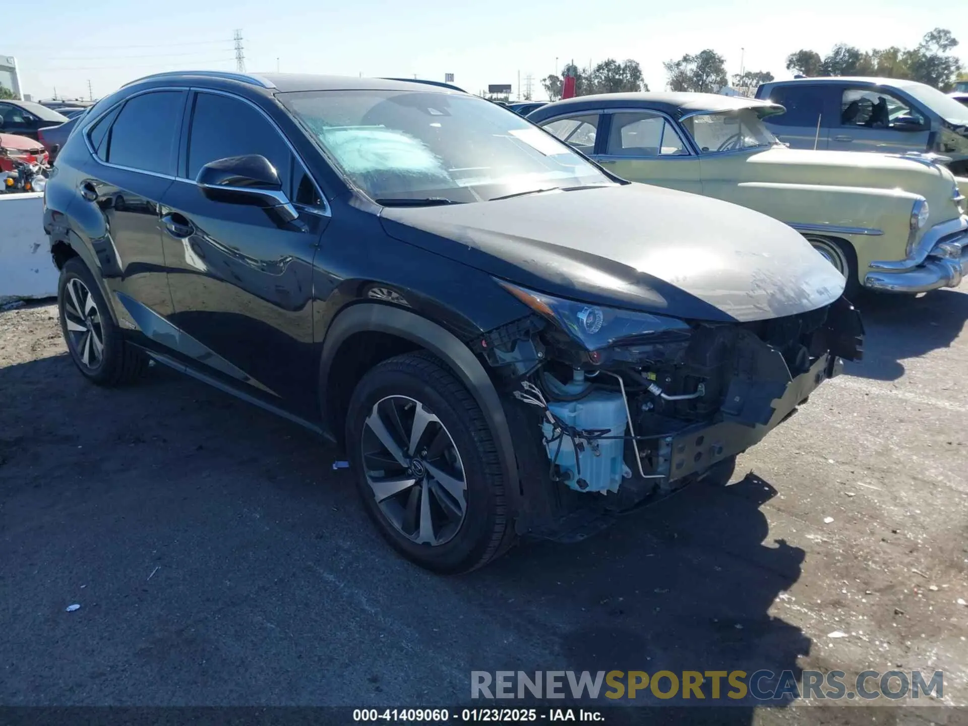 1 fotografías del automóvil dañado JTJGJRDZ8L2146600 LEXUS NX 300H 2020
