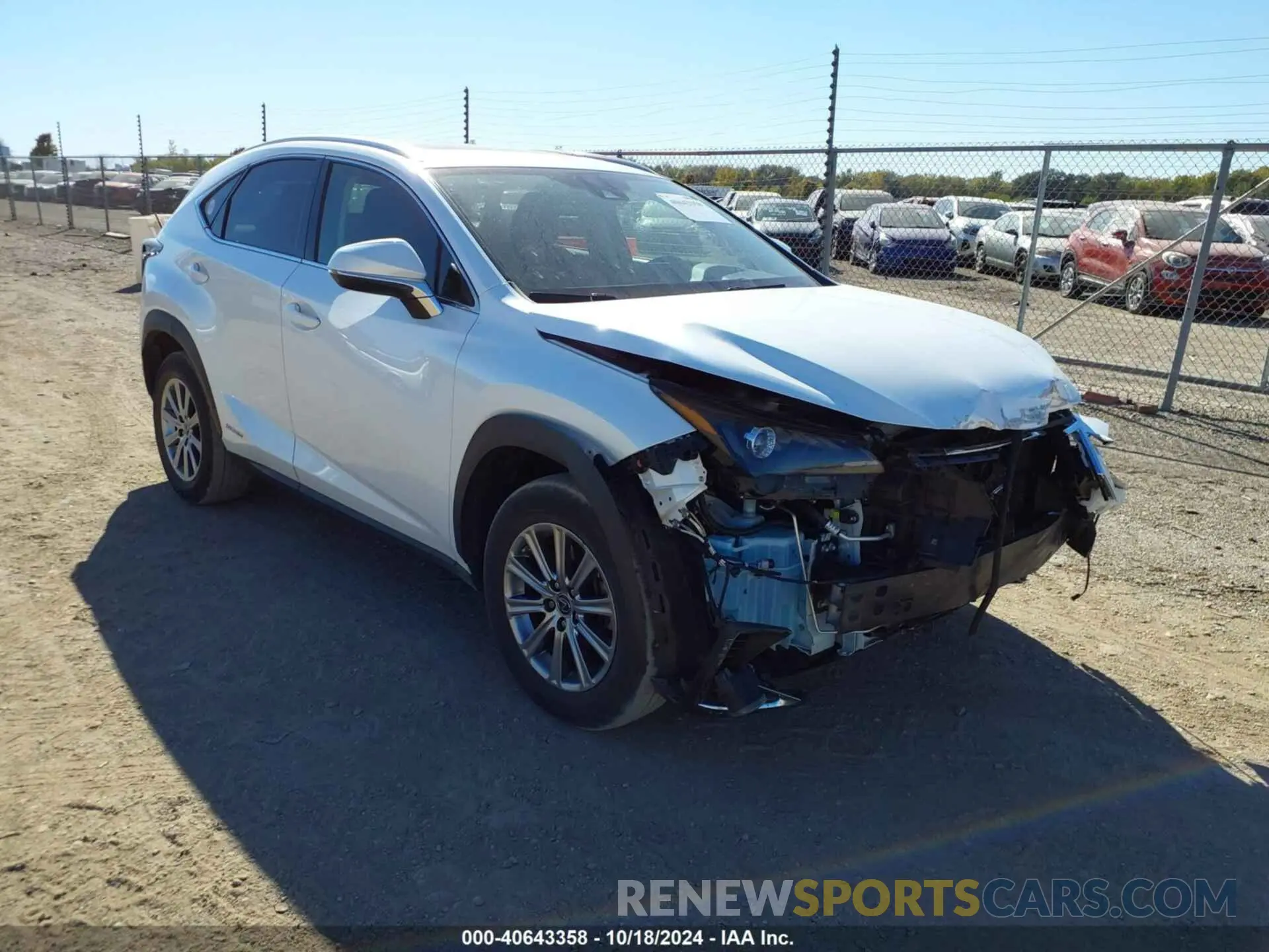 1 fotografías del automóvil dañado JTJDJRDZ8M5010678 LEXUS NX 300H 2021