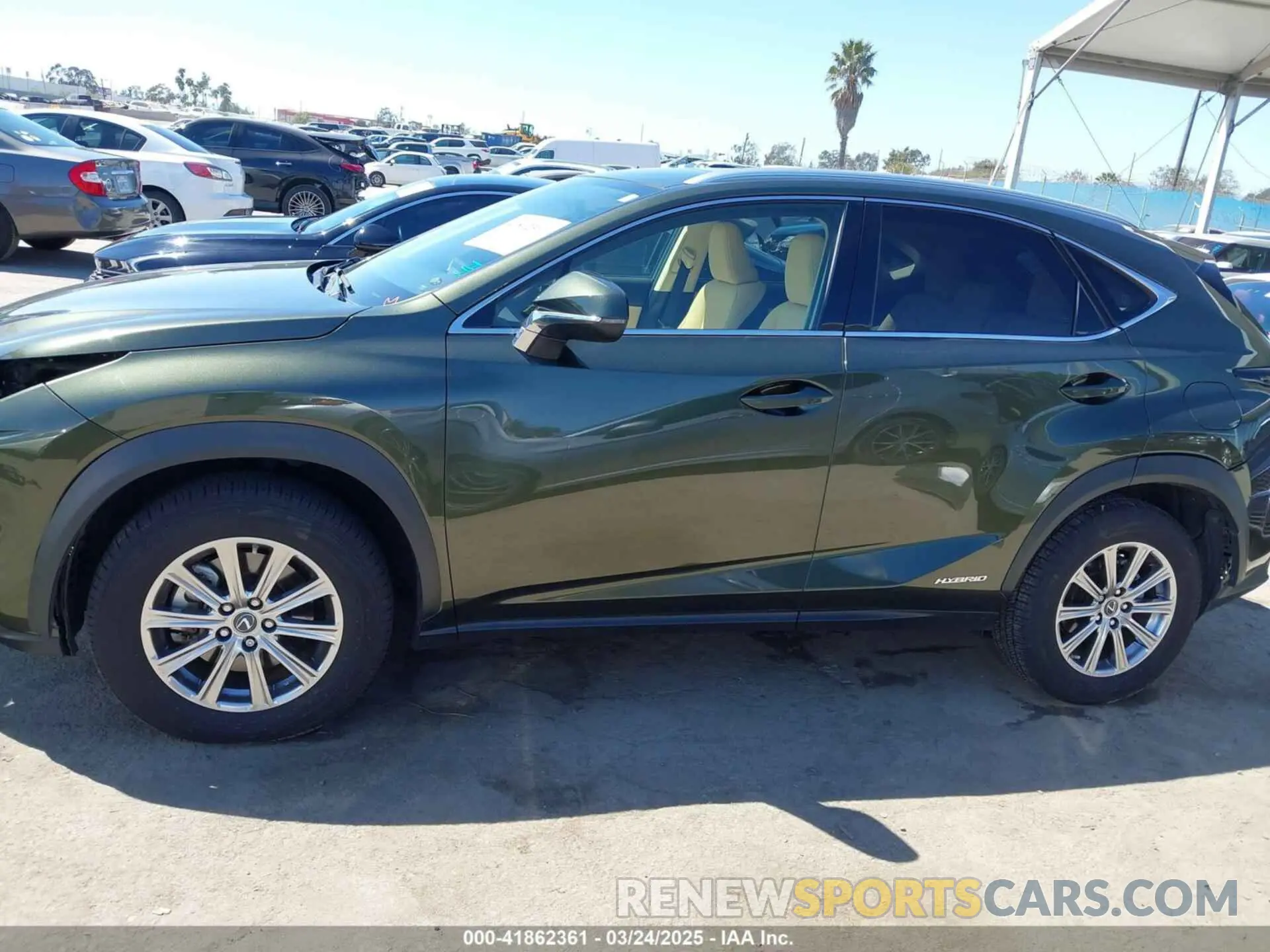 15 fotografías del automóvil dañado JTJDJRDZ9M2166973 LEXUS NX 300H 2021