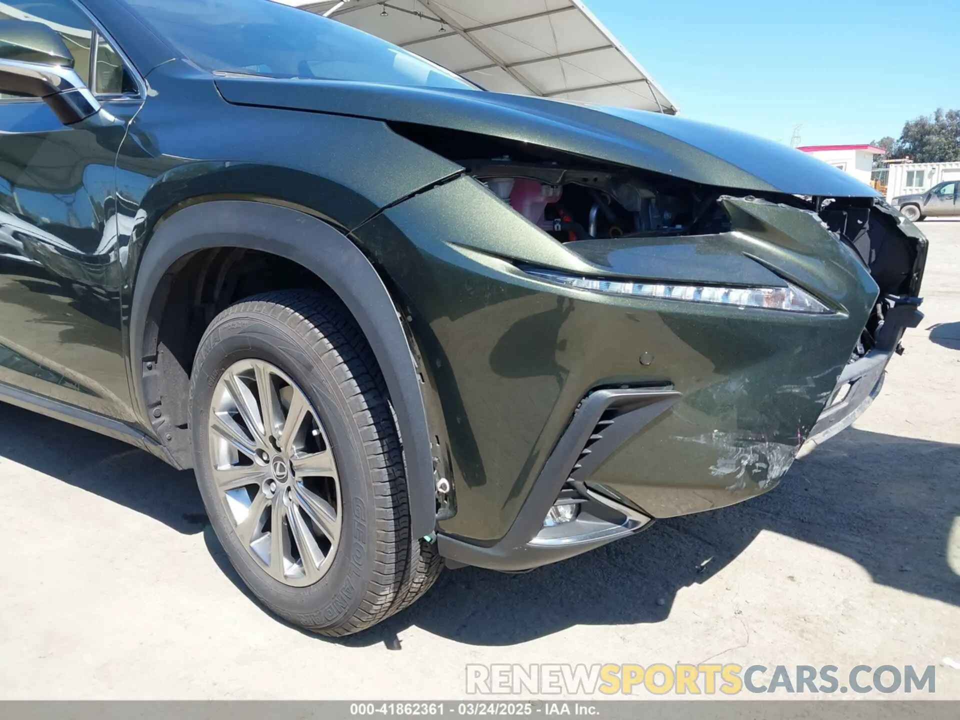 18 fotografías del automóvil dañado JTJDJRDZ9M2166973 LEXUS NX 300H 2021
