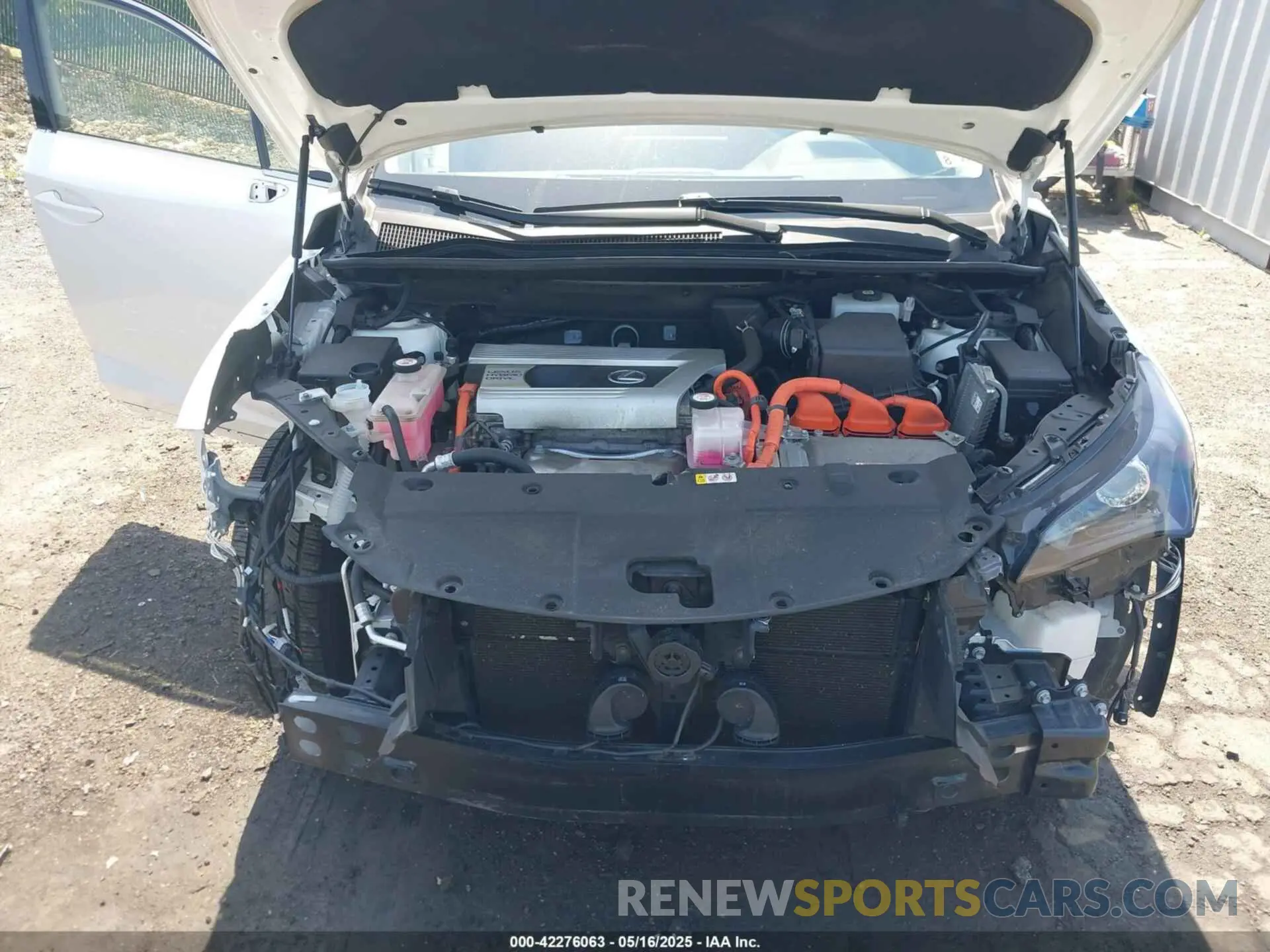 10 fotografías del automóvil dañado JTJDJRDZXM2167453 LEXUS NX 300H 2021