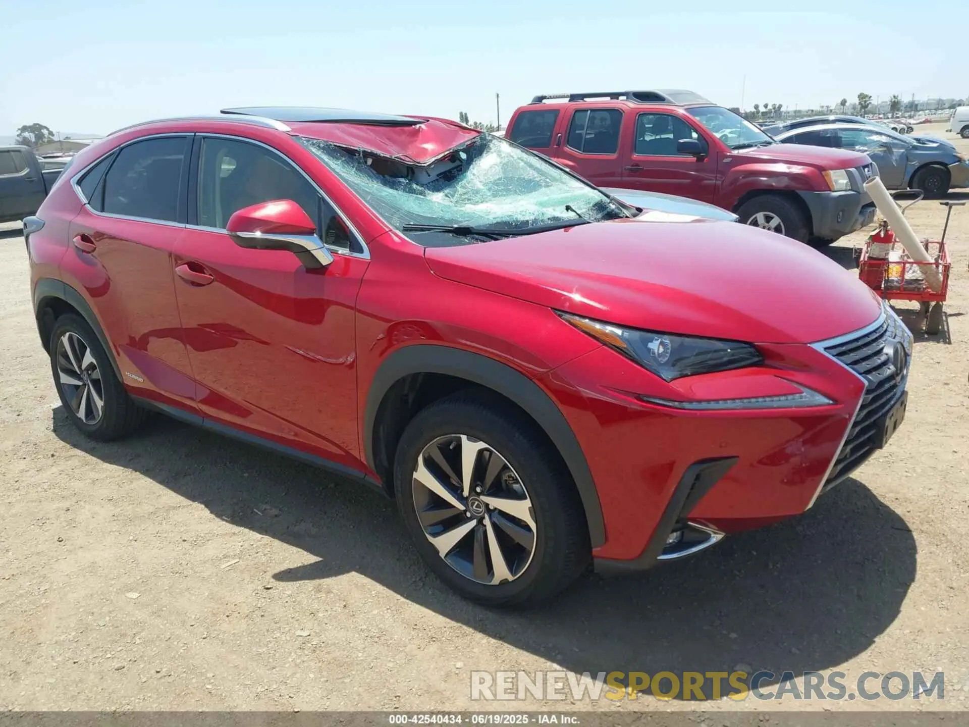 1 fotografías del automóvil dañado JTJGJRDZ0M2155082 LEXUS NX 300H 2021