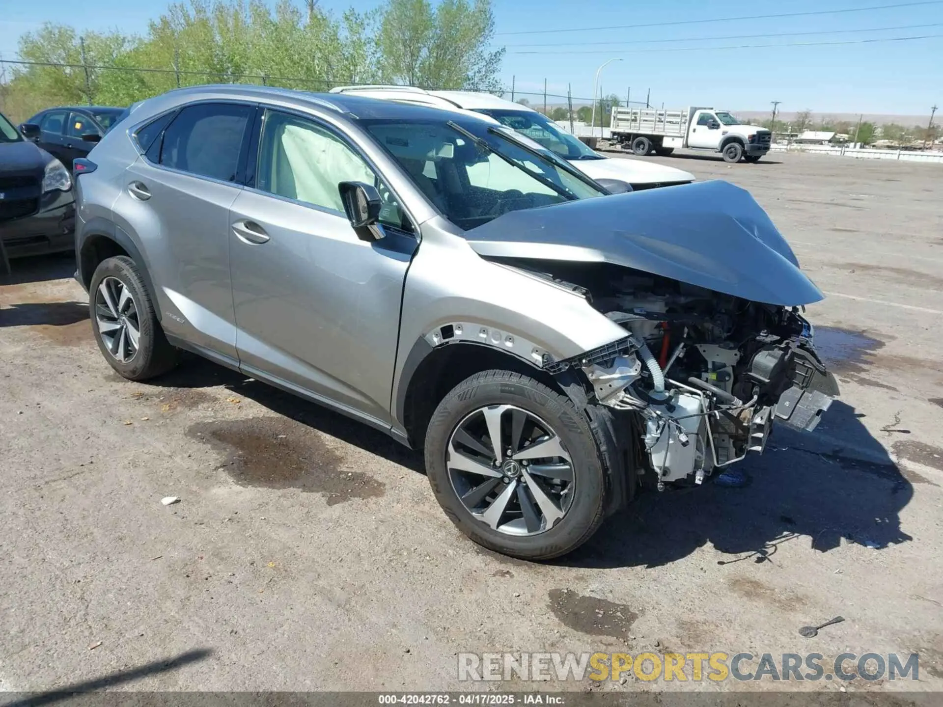 1 fotografías del automóvil dañado JTJGJRDZ0M2160847 LEXUS NX 300H 2021